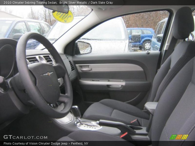 Bright Silver Metallic / Dark Slate Gray 2010 Chrysler Sebring Touring Sedan