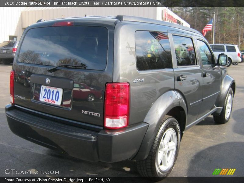 Brilliant Black Crystal Pearl / Dark Slate Gray/Light Slate Gray 2010 Dodge Nitro SE 4x4