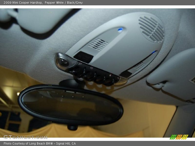 Pepper White / Black/Grey 2009 Mini Cooper Hardtop
