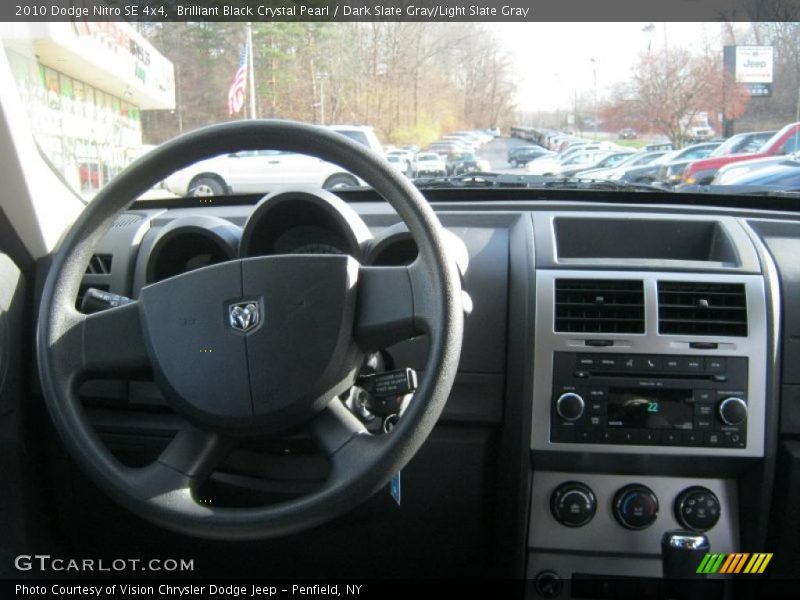 Brilliant Black Crystal Pearl / Dark Slate Gray/Light Slate Gray 2010 Dodge Nitro SE 4x4