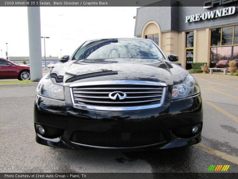 Black Obsidian / Graphite Black 2009 Infiniti M 35 S Sedan