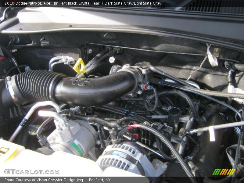 Brilliant Black Crystal Pearl / Dark Slate Gray/Light Slate Gray 2010 Dodge Nitro SE 4x4