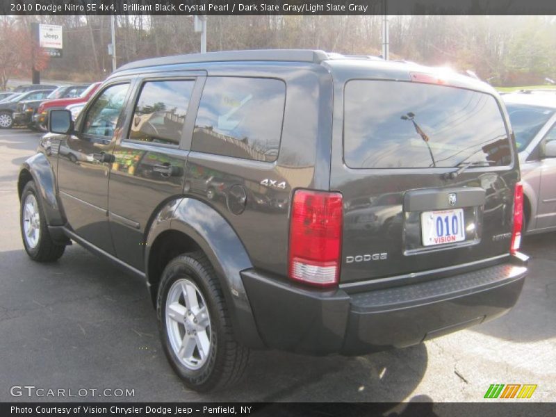 Brilliant Black Crystal Pearl / Dark Slate Gray/Light Slate Gray 2010 Dodge Nitro SE 4x4
