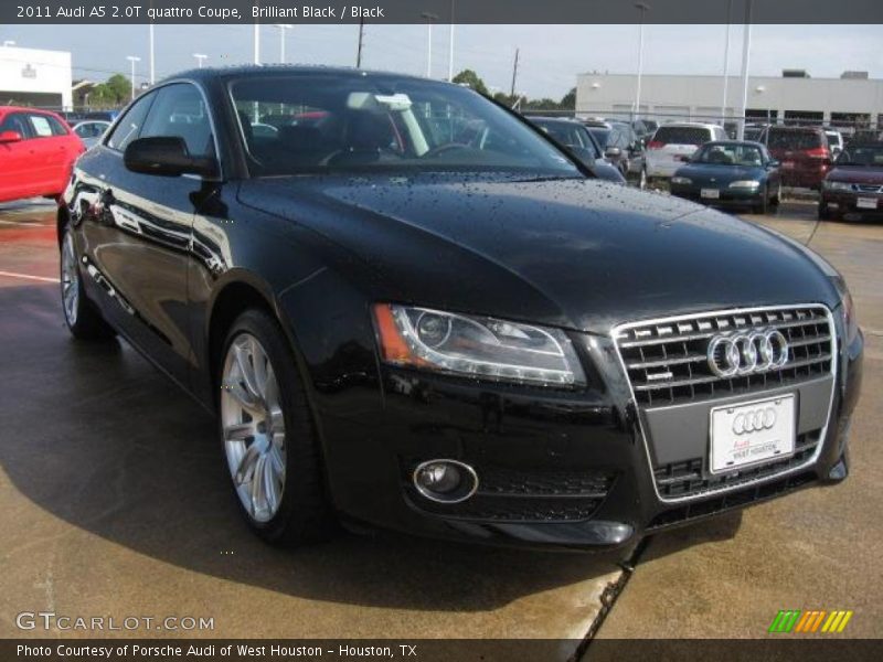 Brilliant Black / Black 2011 Audi A5 2.0T quattro Coupe