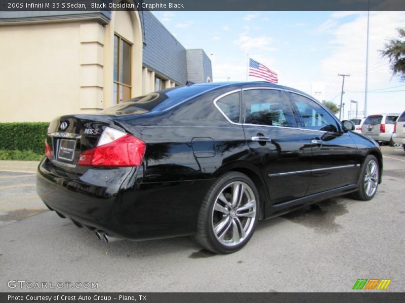 Black Obsidian / Graphite Black 2009 Infiniti M 35 S Sedan