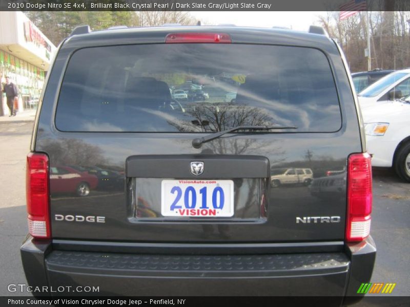 Brilliant Black Crystal Pearl / Dark Slate Gray/Light Slate Gray 2010 Dodge Nitro SE 4x4
