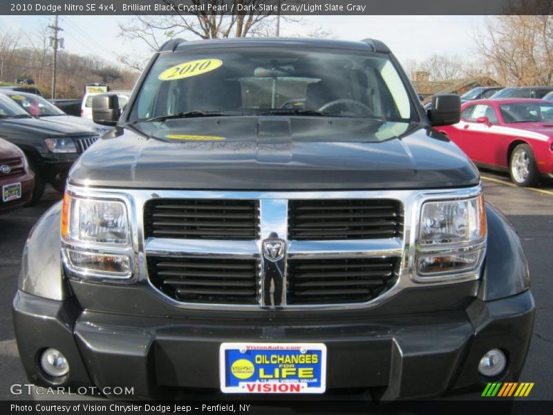 Brilliant Black Crystal Pearl / Dark Slate Gray/Light Slate Gray 2010 Dodge Nitro SE 4x4