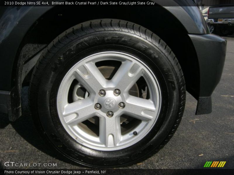 Brilliant Black Crystal Pearl / Dark Slate Gray/Light Slate Gray 2010 Dodge Nitro SE 4x4