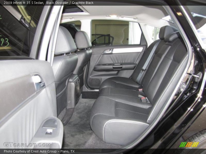 Black Obsidian / Graphite Black 2009 Infiniti M 35 S Sedan