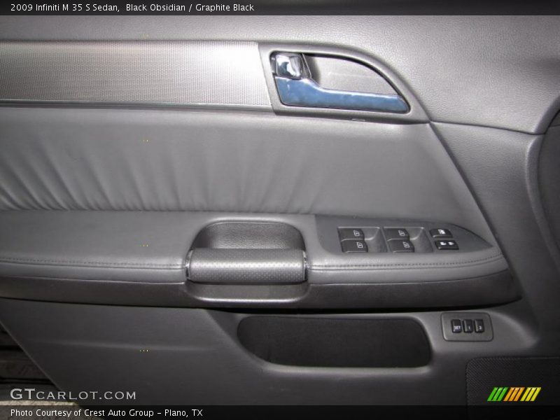 Black Obsidian / Graphite Black 2009 Infiniti M 35 S Sedan