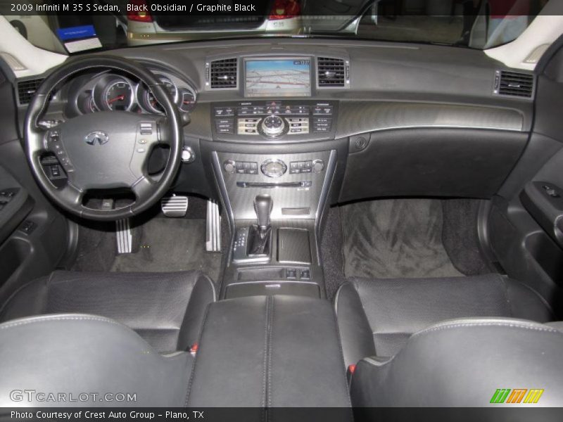 Black Obsidian / Graphite Black 2009 Infiniti M 35 S Sedan