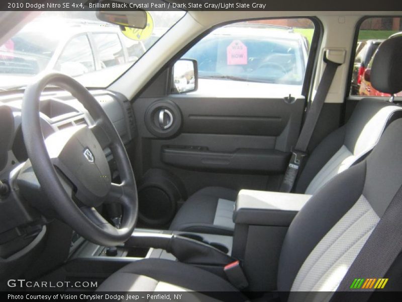 Brilliant Black Crystal Pearl / Dark Slate Gray/Light Slate Gray 2010 Dodge Nitro SE 4x4