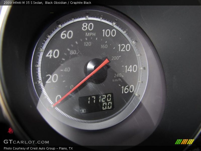 Black Obsidian / Graphite Black 2009 Infiniti M 35 S Sedan