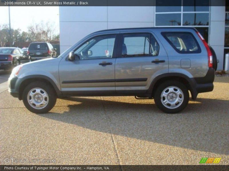 Silver Moss Metallic / Black 2006 Honda CR-V LX