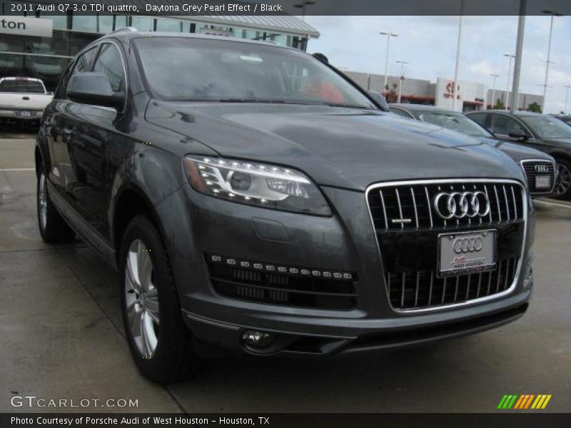 Daytona Grey Pearl Effect / Black 2011 Audi Q7 3.0 TDI quattro