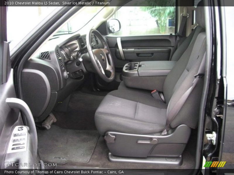 Silver Ice Metallic / Titanium 2010 Chevrolet Malibu LS Sedan