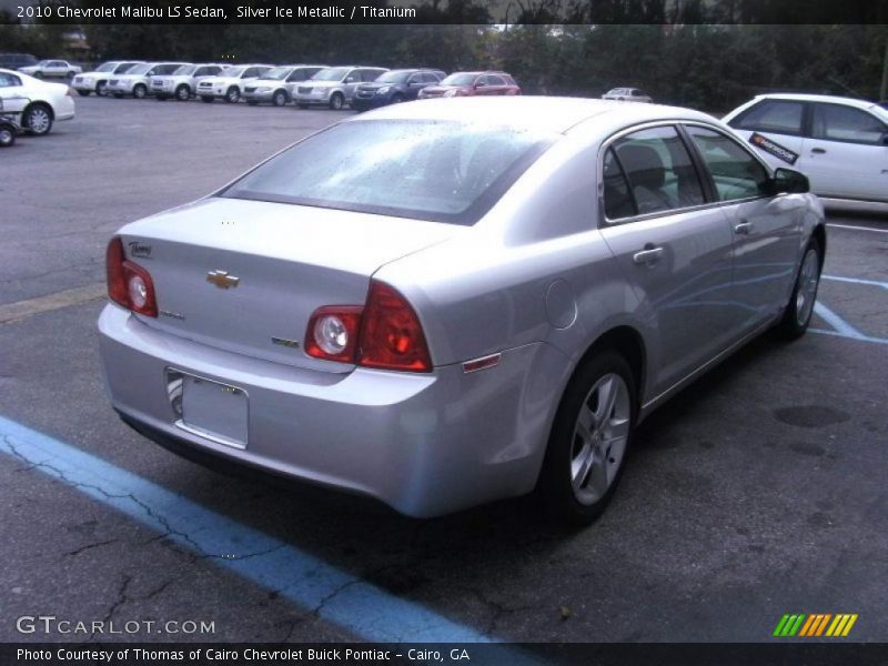 Silver Ice Metallic / Titanium 2010 Chevrolet Malibu LS Sedan