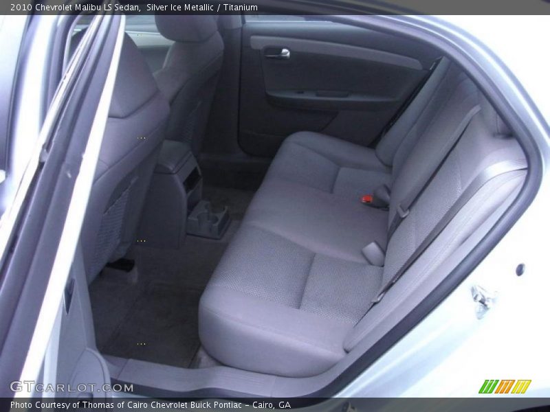 Silver Ice Metallic / Titanium 2010 Chevrolet Malibu LS Sedan