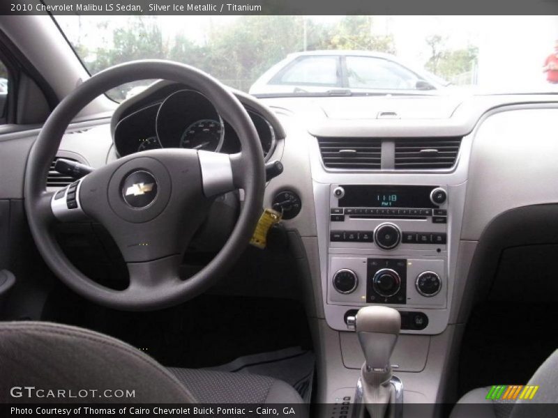 Silver Ice Metallic / Titanium 2010 Chevrolet Malibu LS Sedan