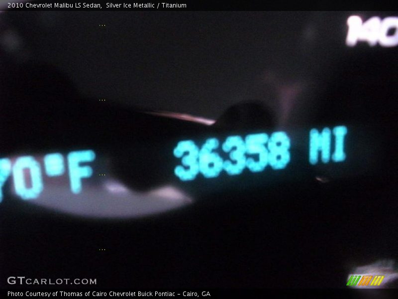 Silver Ice Metallic / Titanium 2010 Chevrolet Malibu LS Sedan