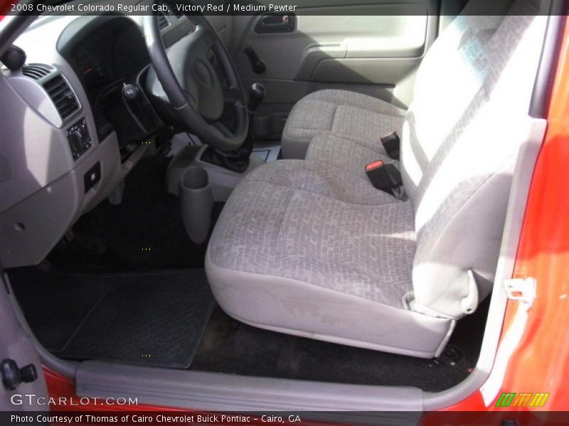  2008 Colorado Regular Cab Medium Pewter Interior
