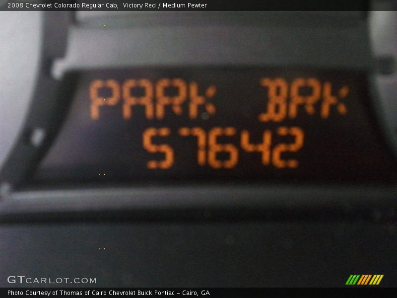 Victory Red / Medium Pewter 2008 Chevrolet Colorado Regular Cab