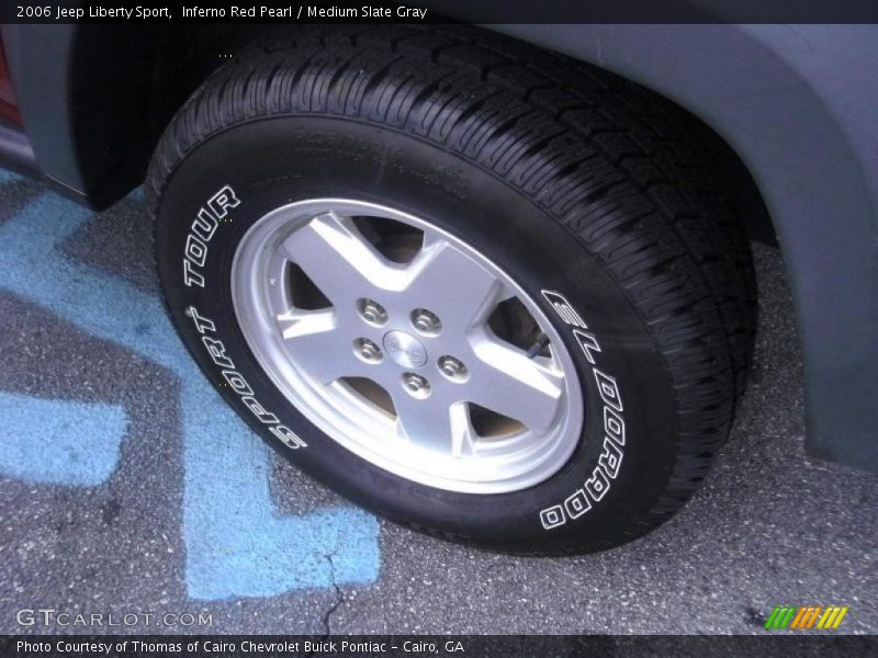 Inferno Red Pearl / Medium Slate Gray 2006 Jeep Liberty Sport
