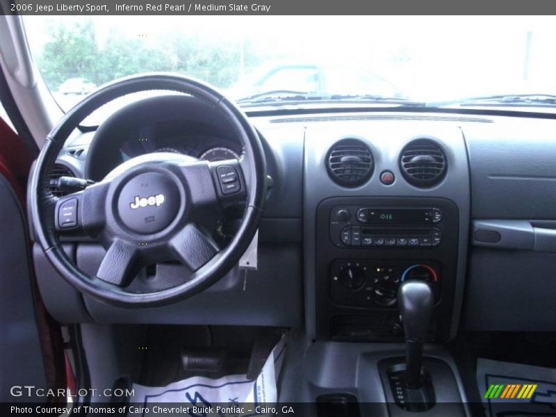 Inferno Red Pearl / Medium Slate Gray 2006 Jeep Liberty Sport
