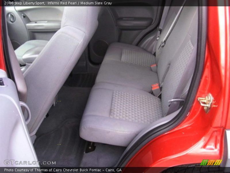 Inferno Red Pearl / Medium Slate Gray 2006 Jeep Liberty Sport