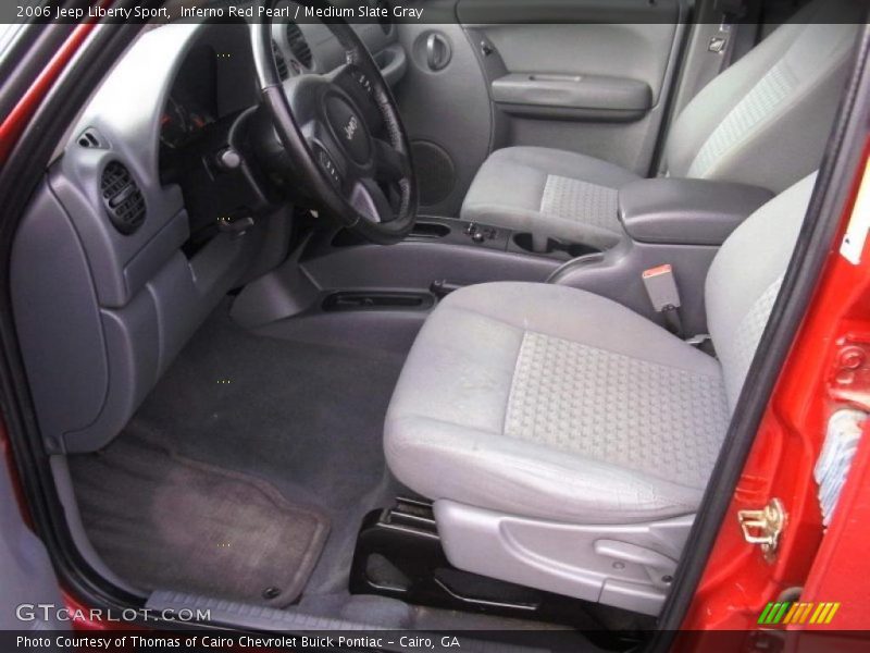 Inferno Red Pearl / Medium Slate Gray 2006 Jeep Liberty Sport