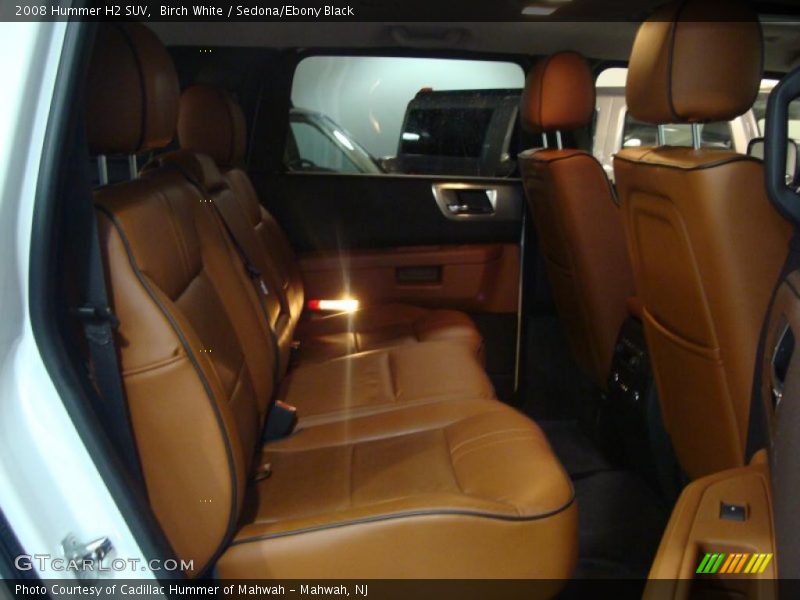  2008 H2 SUV Sedona/Ebony Black Interior