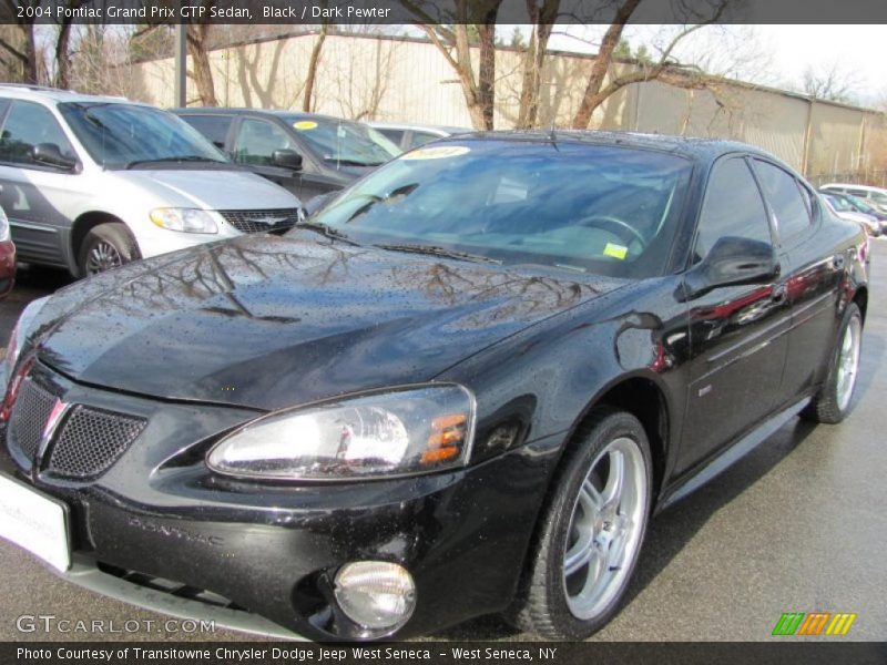 Black / Dark Pewter 2004 Pontiac Grand Prix GTP Sedan