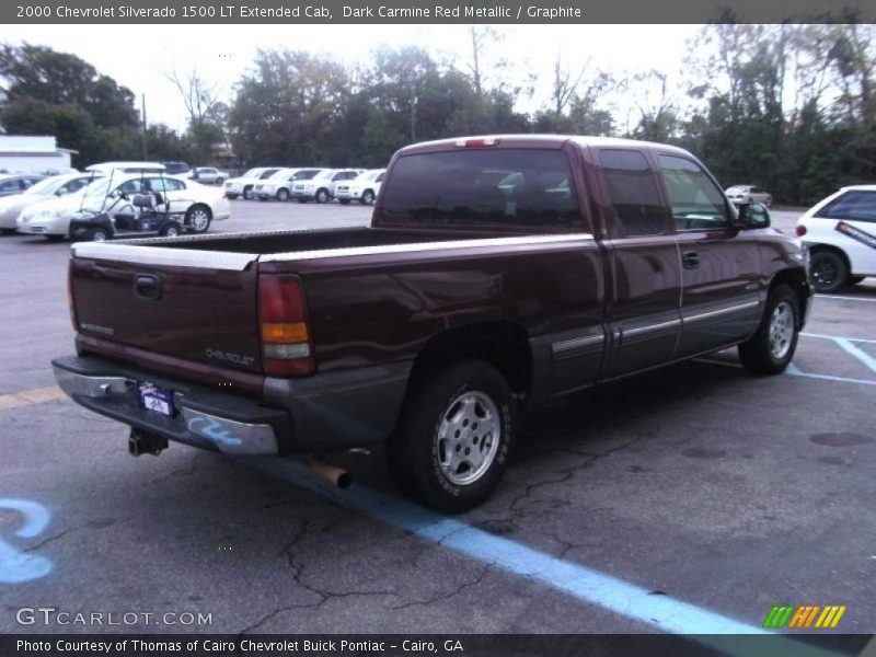 Dark Carmine Red Metallic / Graphite 2000 Chevrolet Silverado 1500 LT Extended Cab