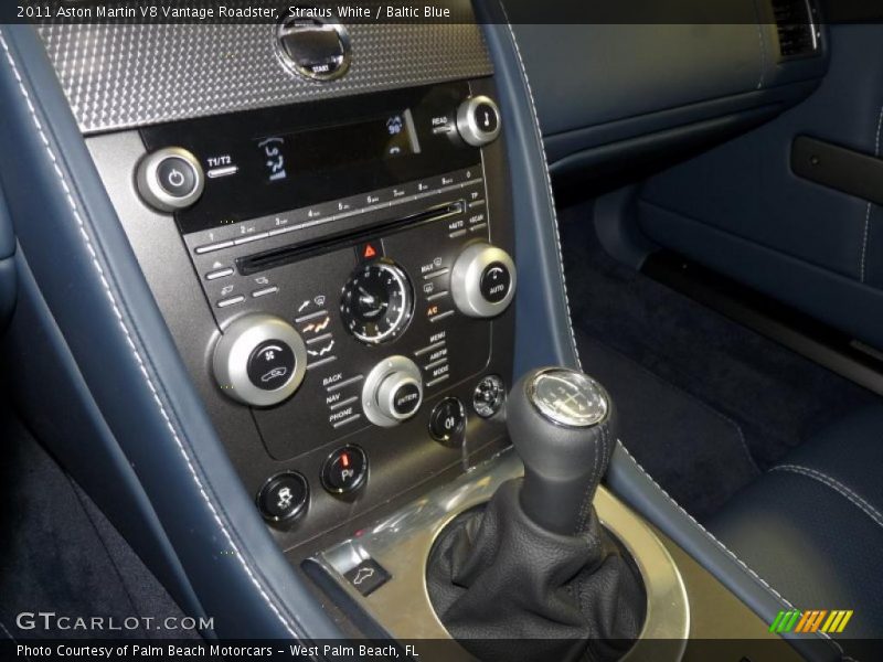 Controls of 2011 V8 Vantage Roadster