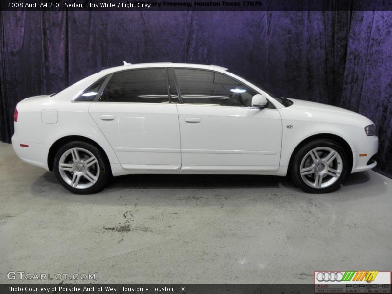 Ibis White / Light Gray 2008 Audi A4 2.0T Sedan