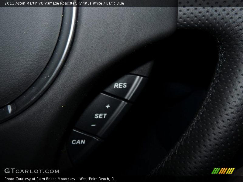 Controls of 2011 V8 Vantage Roadster