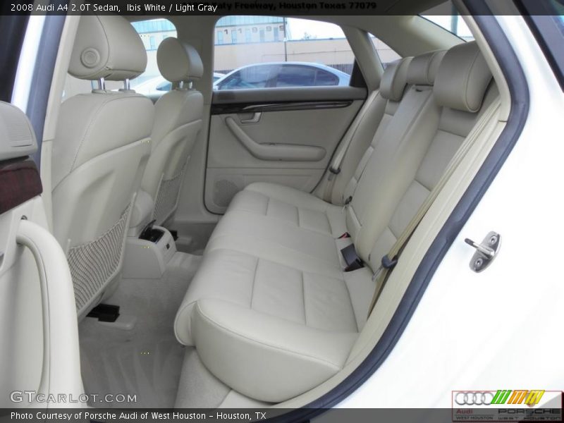 Ibis White / Light Gray 2008 Audi A4 2.0T Sedan
