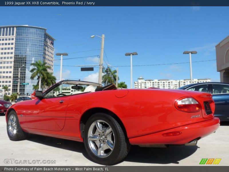  1999 XK XK8 Convertible Phoenix Red