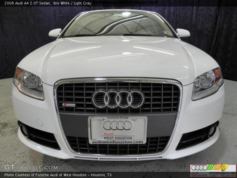 Ibis White / Light Gray 2008 Audi A4 2.0T Sedan