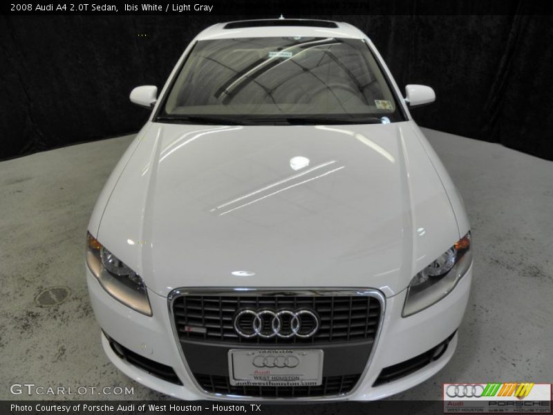 Ibis White / Light Gray 2008 Audi A4 2.0T Sedan