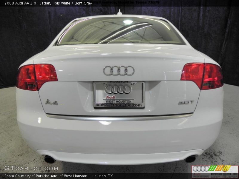 Ibis White / Light Gray 2008 Audi A4 2.0T Sedan