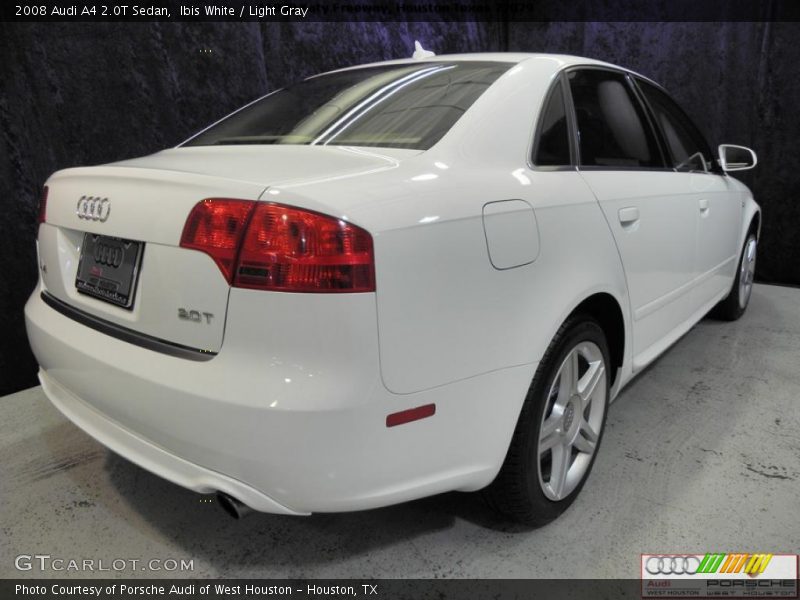 Ibis White / Light Gray 2008 Audi A4 2.0T Sedan