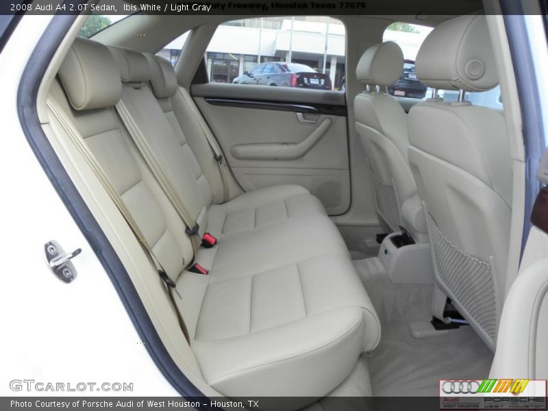 Ibis White / Light Gray 2008 Audi A4 2.0T Sedan