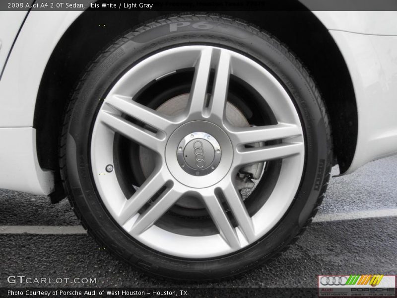 Ibis White / Light Gray 2008 Audi A4 2.0T Sedan