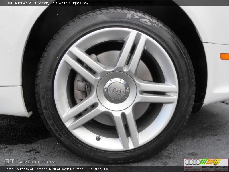 Ibis White / Light Gray 2008 Audi A4 2.0T Sedan
