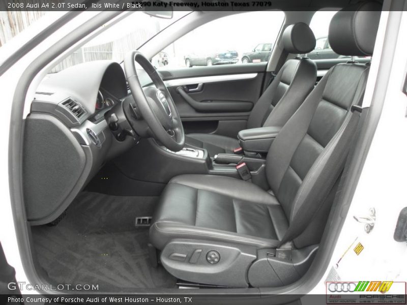 Ibis White / Black 2008 Audi A4 2.0T Sedan