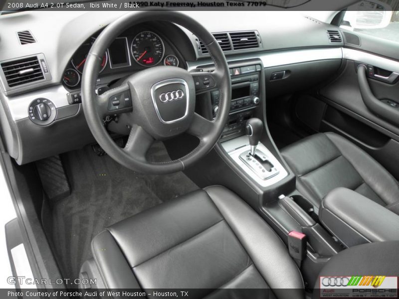 Ibis White / Black 2008 Audi A4 2.0T Sedan
