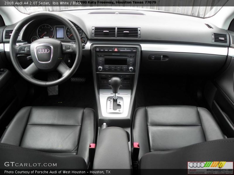 Ibis White / Black 2008 Audi A4 2.0T Sedan