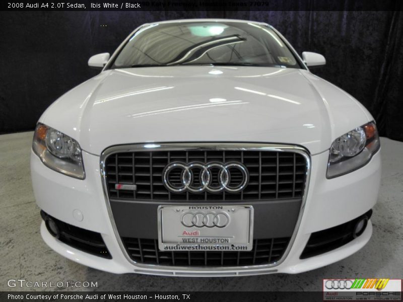 Ibis White / Black 2008 Audi A4 2.0T Sedan