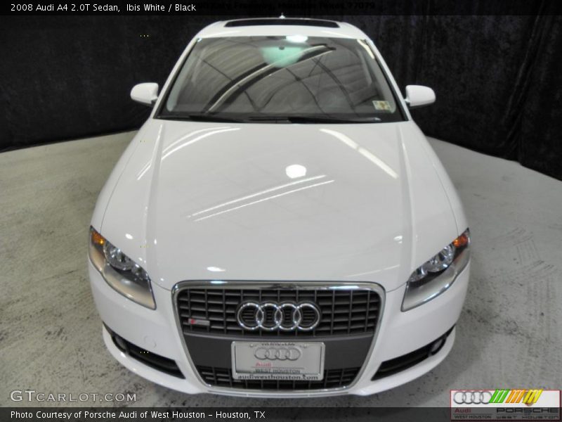 Ibis White / Black 2008 Audi A4 2.0T Sedan
